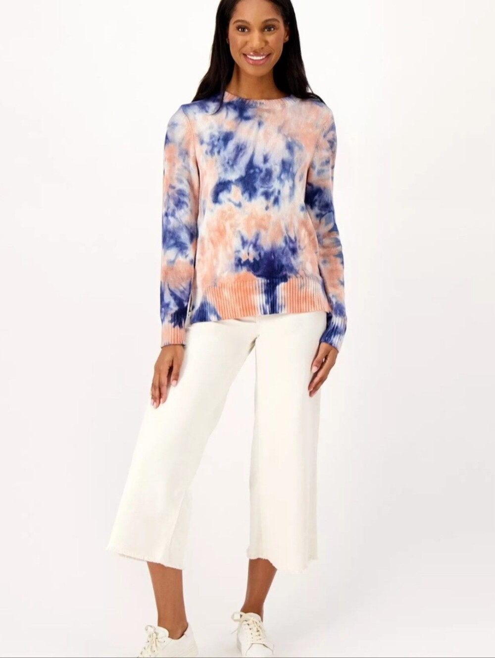 ZUDA "As Is" Eco Vero Tie Die Crewneck Sweater, XL, Item#A566996, NWT
